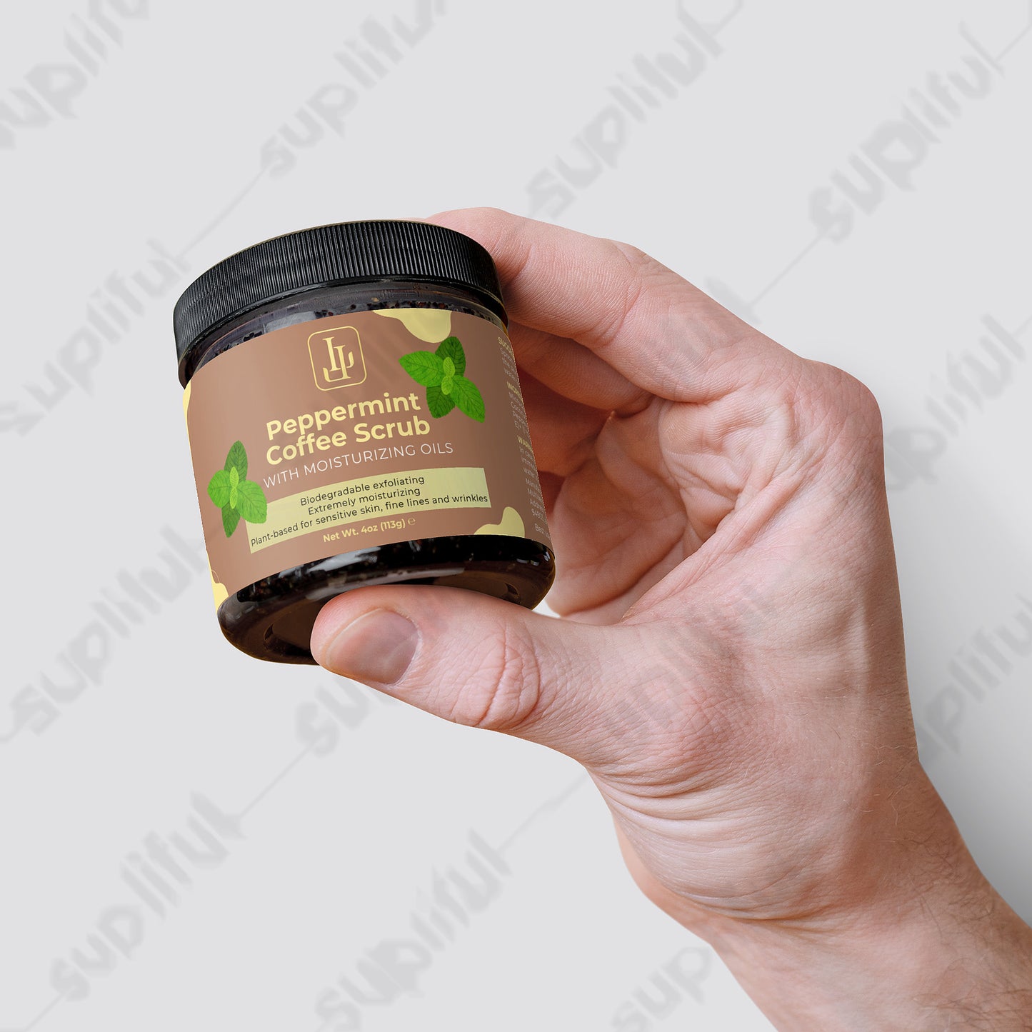 Peppermint Coffee Scrub