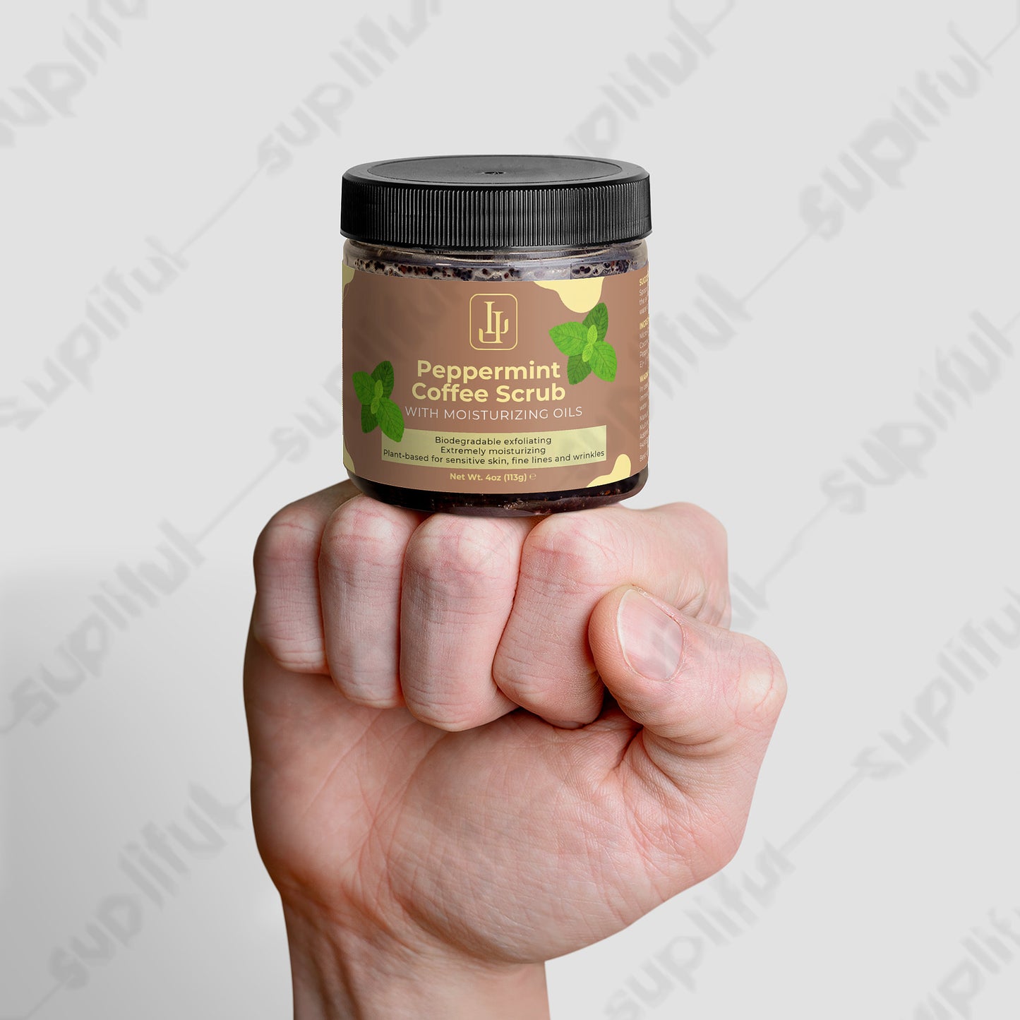 Peppermint Coffee Scrub