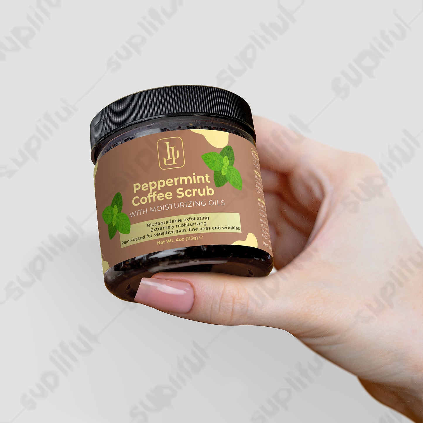 Peppermint Coffee Scrub