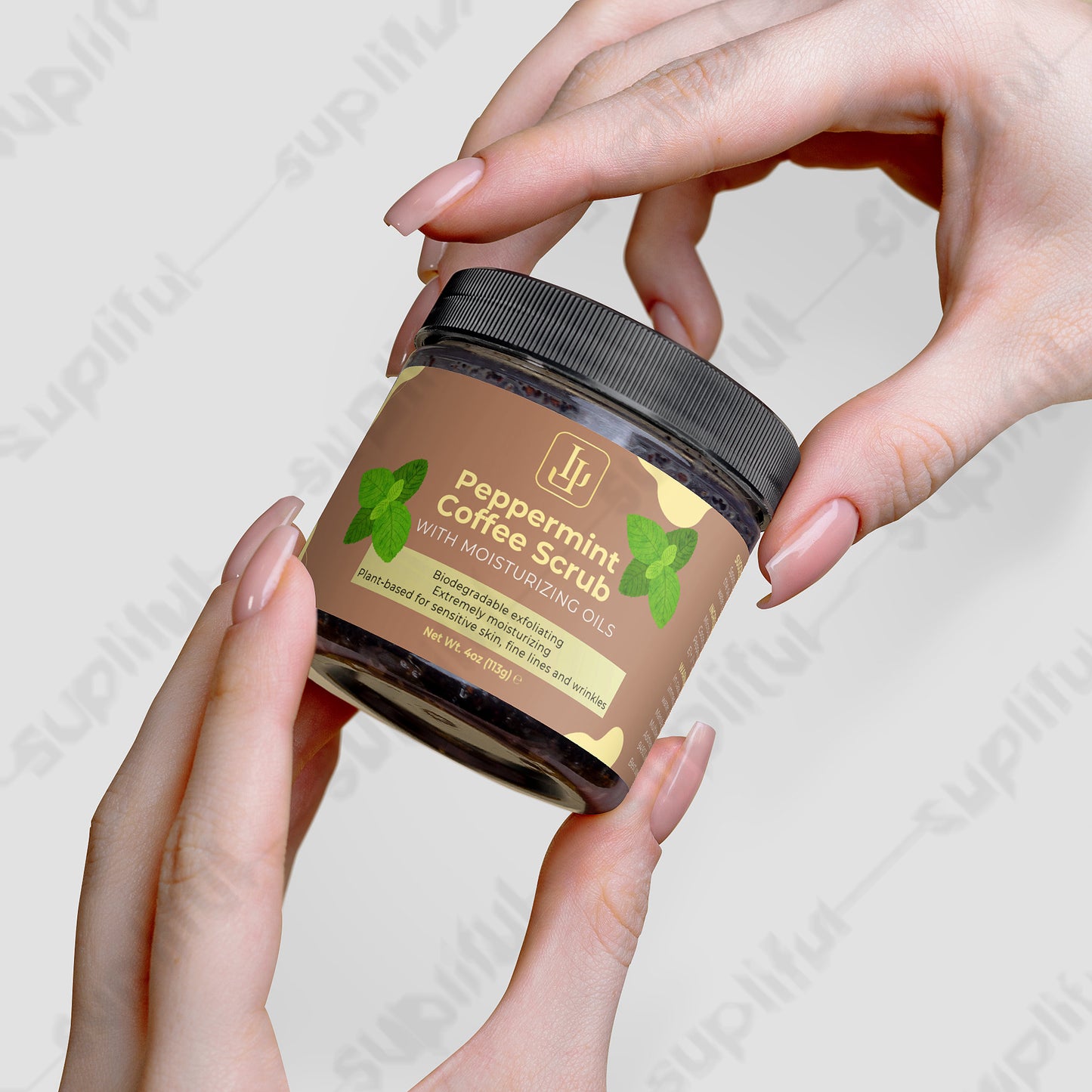Peppermint Coffee Scrub