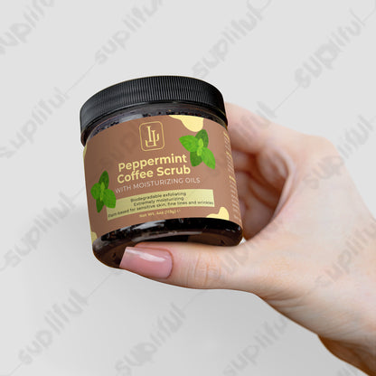 Peppermint Coffee Scrub